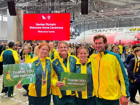 Bronze Winning Australian Rowers