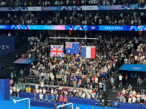 Cam McEvoy Gold 50m Medal Ceremony