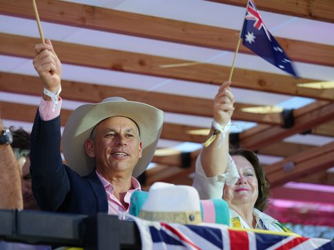 Gina Rinehart and Adam Giles